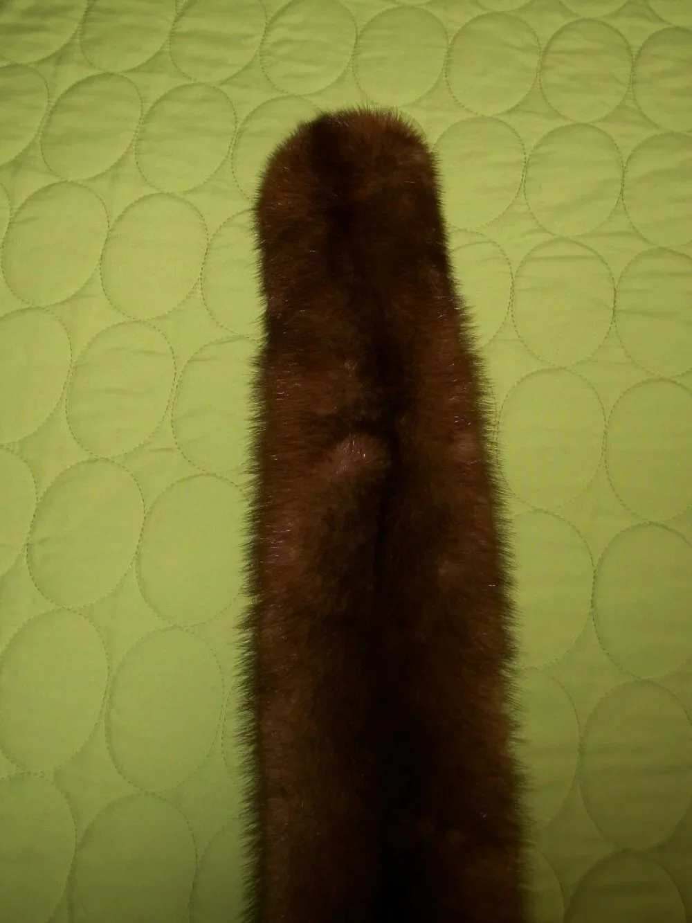 Vintage Real Gruidl Brown Mink Fur Collar/Stole